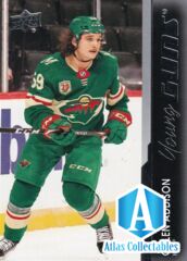 2021-22 UD Young Guns #227 Calen Addison RC Minnesota Wild Rookie